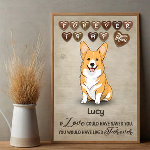 Forever Home Personalized Dog Poster – Custom Pet Wall Print - 89Prints
