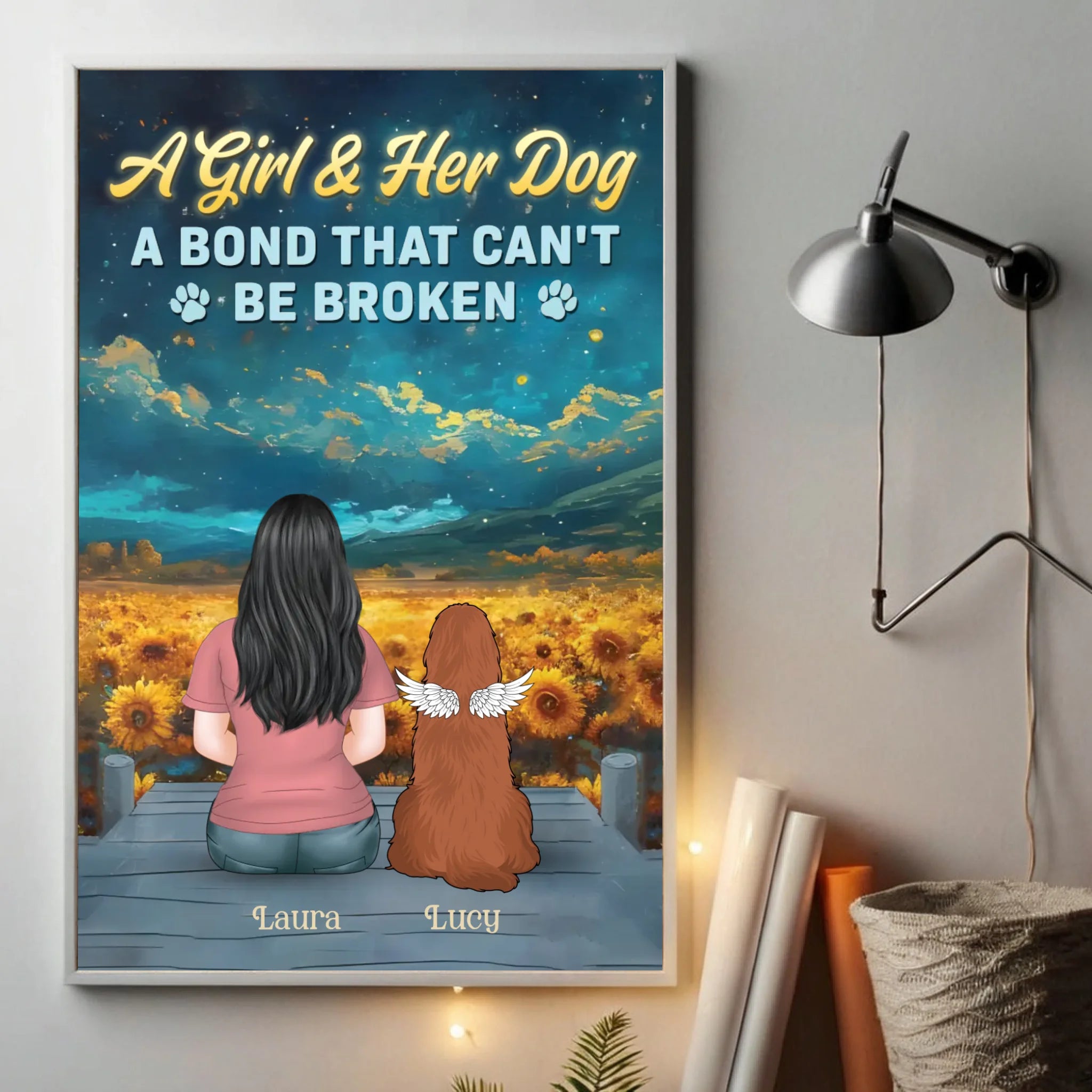 Custom Dog Lover Poster – A Bond That Can’t Be Broken – 89Prints