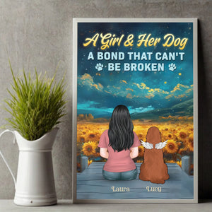 Custom Dog Lover Poster – A Bond That Can’t Be Broken – 89Prints