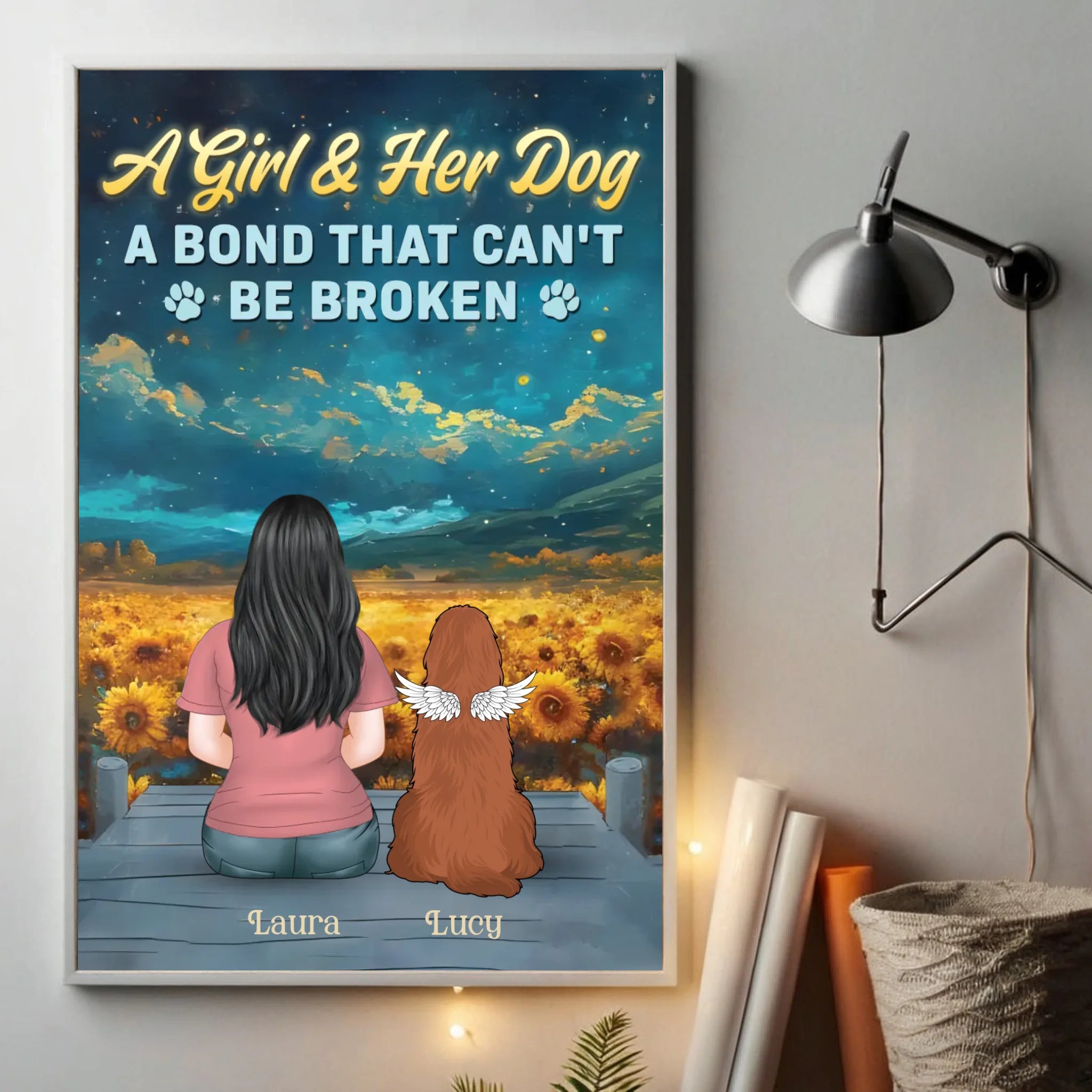 Custom Dog Lover Poster – A Bond That Can’t Be Broken – 89Prints