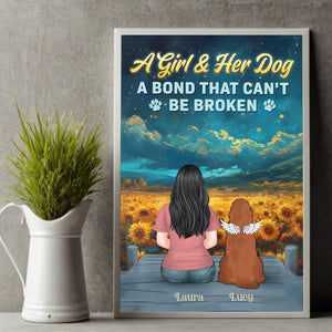 Custom Dog Lover Poster – A Bond That Can’t Be Broken – 89Prints