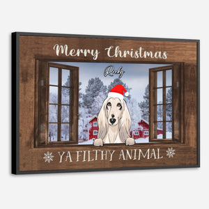 Custom Christmas Dog Poster – Best Friend Holiday Wall Art – 89Prints