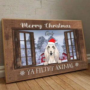 Custom Christmas Dog Poster – Best Friend Holiday Wall Art – 89Prints