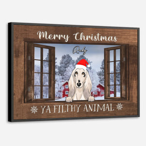 Custom Christmas Dog Poster – Best Friend Holiday Wall Art – 89Prints