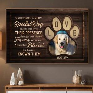 Custom Pet Memorial Poster – A Gentle Reminder of the Blessings from Your Special Dog