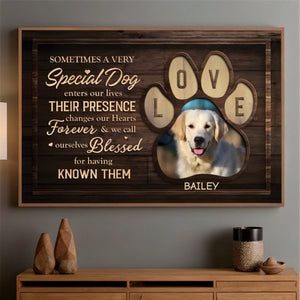 Custom Pet Memorial Poster – A Gentle Reminder of the Blessings from Your Special Dog