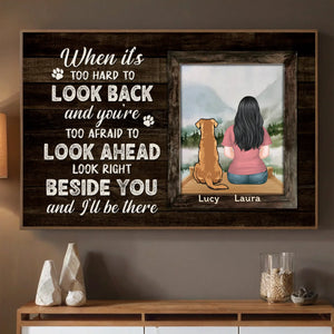 Furry Friend Quote Poster – Look Beside You Keepsake Print – 89Prints