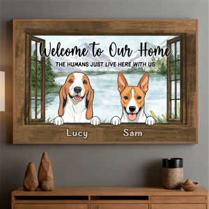 Custom Dog Welcome Poster – Unique Personalized Home Sign - 89Prints