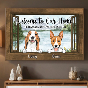 Custom Dog Welcome Poster – Unique Personalized Home Sign - 89Prints