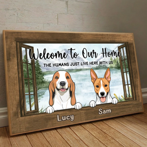 Custom Dog Welcome Poster – Unique Personalized Home Sign - 89Prints