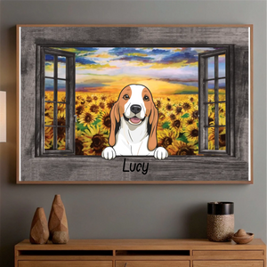 Personalized Dog Poster – Unique Pet Name Print for Dog Lovers - 89Prints