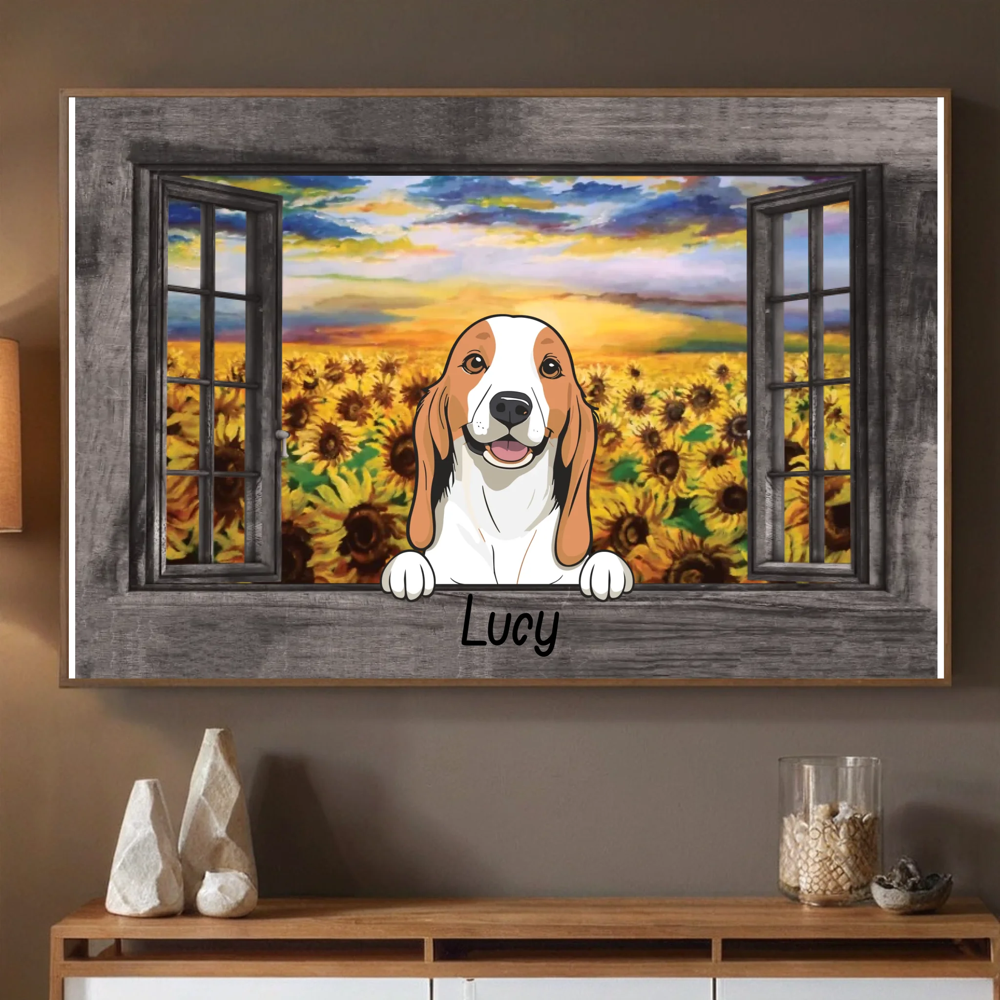 Personalized Dog Poster – Unique Pet Name Print for Dog Lovers - 89Prints