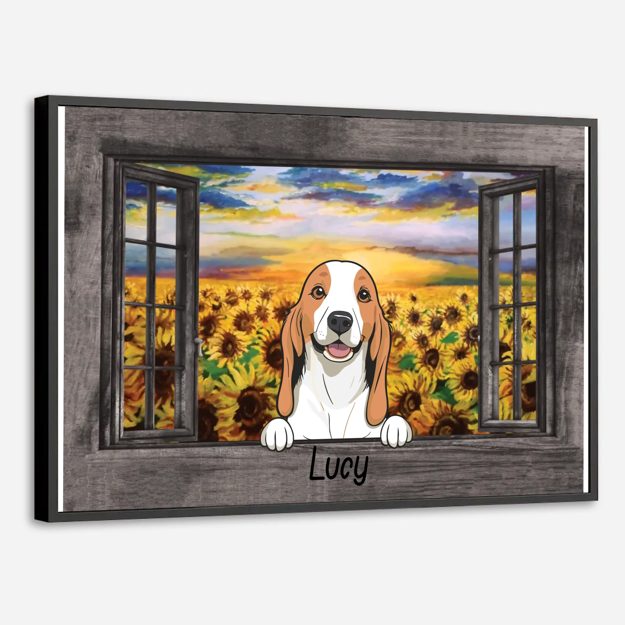 Personalized Dog Poster – Unique Pet Name Print for Dog Lovers - 89Prints