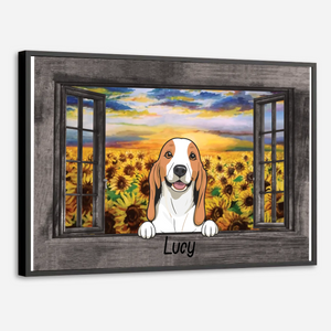 Personalized Dog Poster – Unique Pet Name Print for Dog Lovers - 89Prints