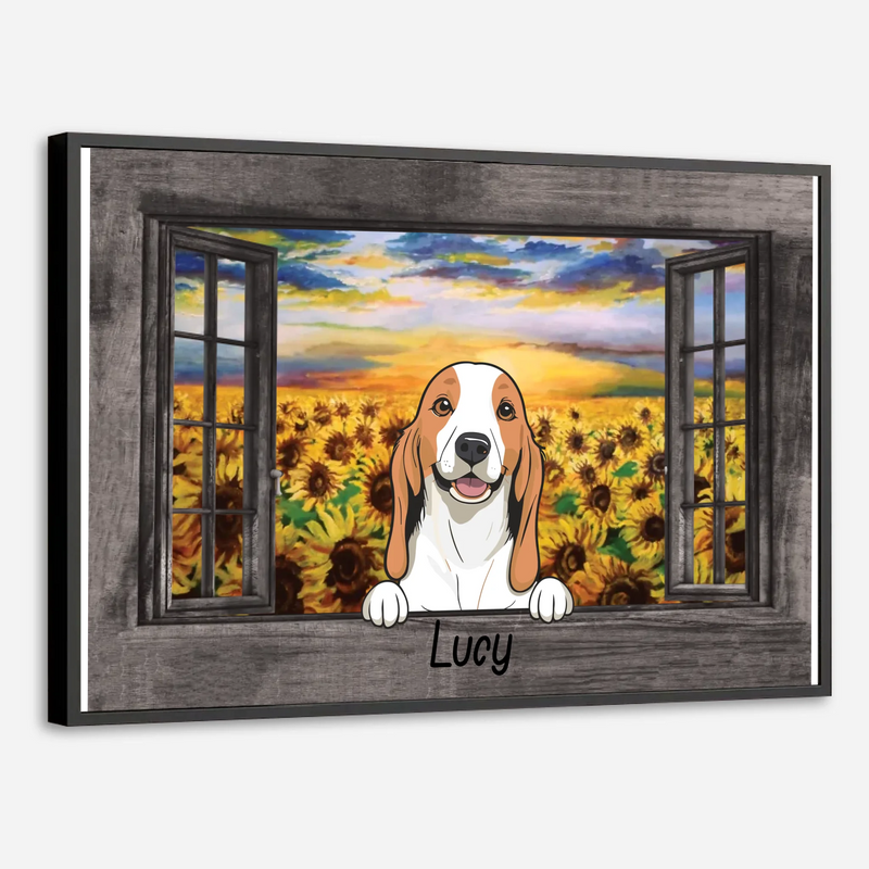 Personalized Dog Poster – Unique Pet Name Print for Dog Lovers - 89Prints