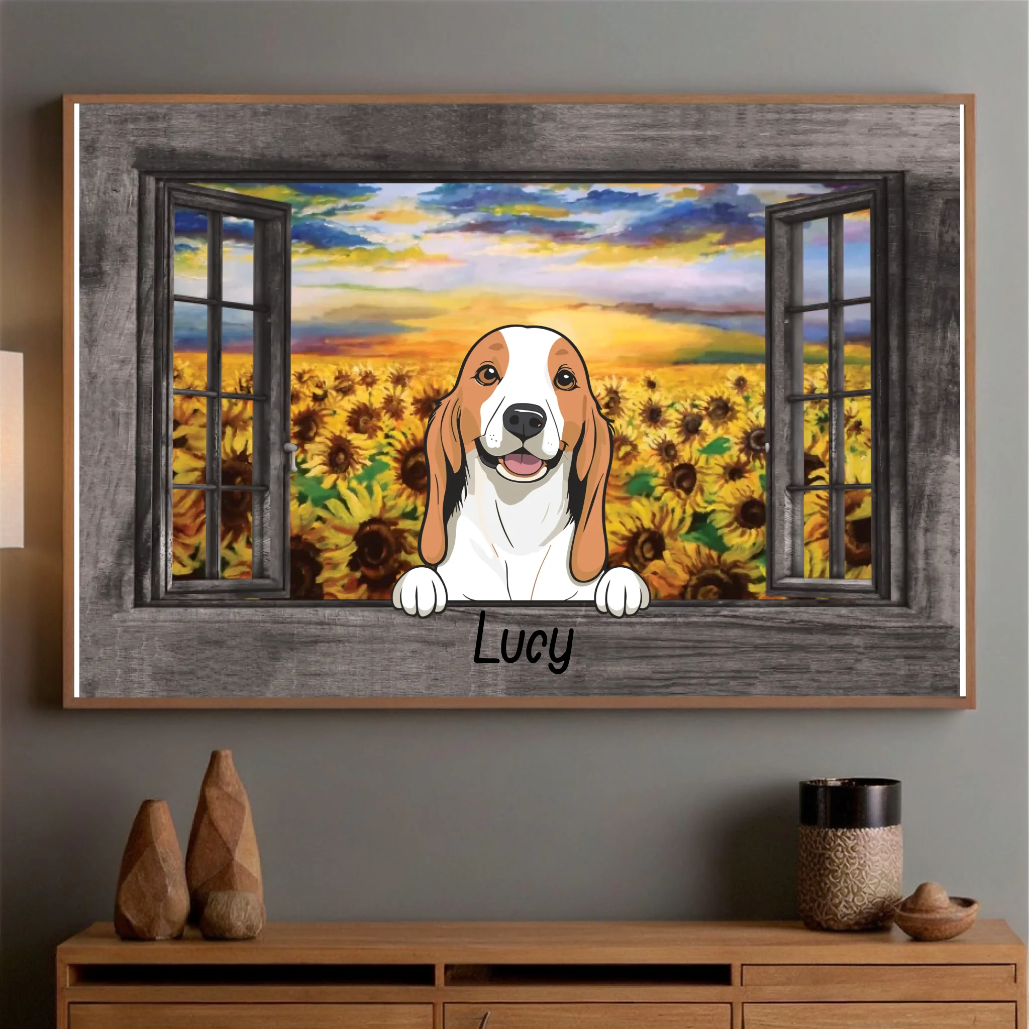 Personalized Dog Poster – Unique Pet Name Print for Dog Lovers - 89Prints