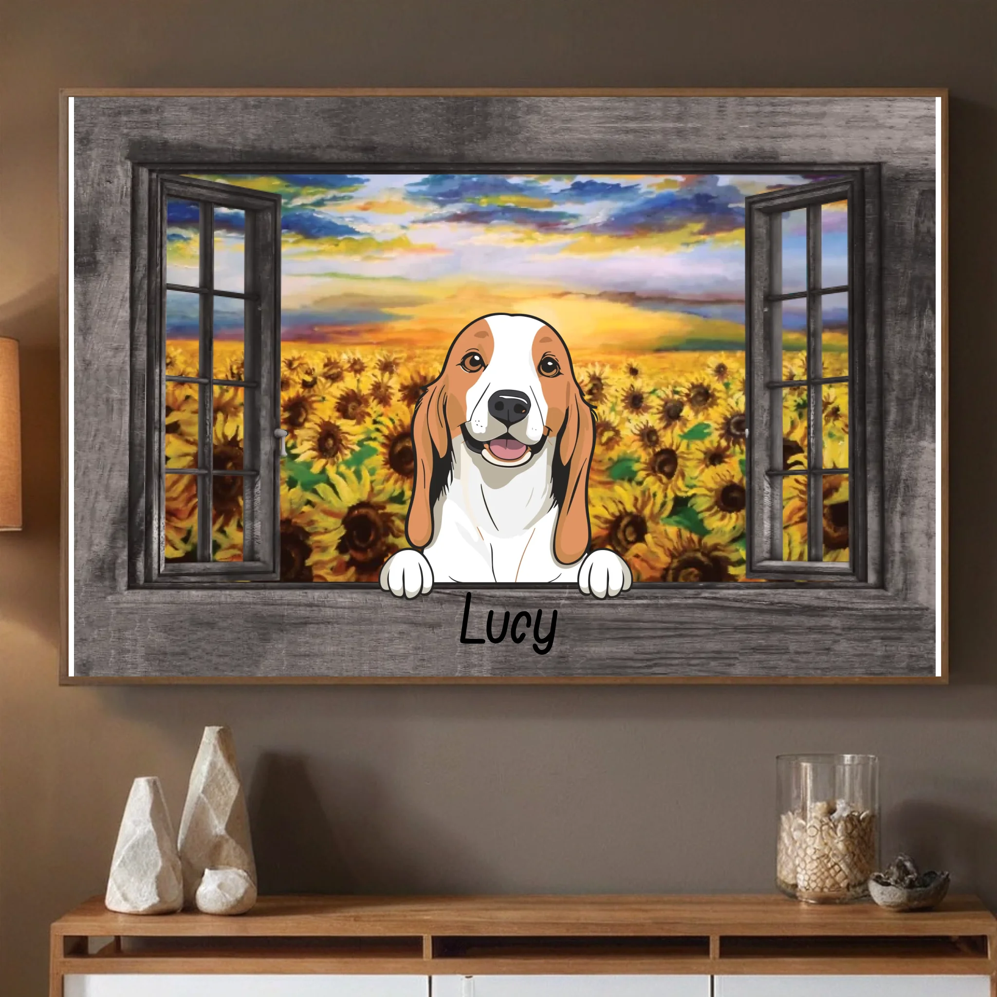 Personalized Dog Poster – Unique Pet Name Print for Dog Lovers - 89Prints