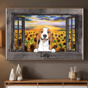 Personalized Dog Poster – Unique Pet Name Print for Dog Lovers - 89Prints