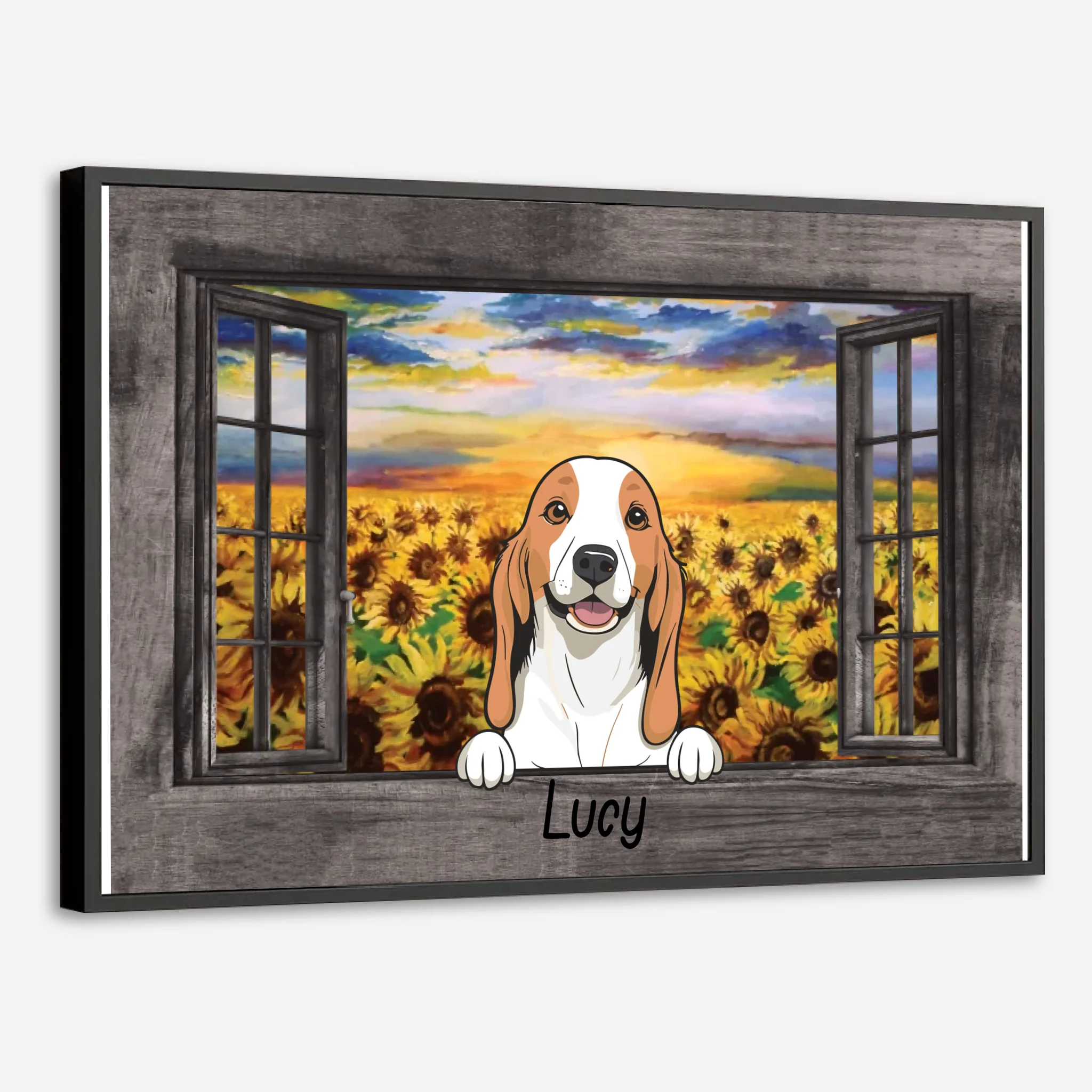 Personalized Dog Poster – Unique Pet Name Print for Dog Lovers - 89Prints