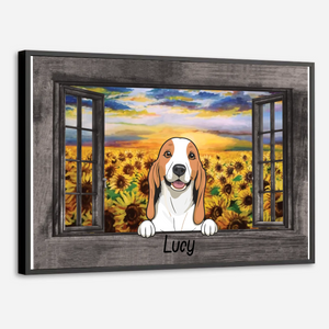 Personalized Dog Poster – Unique Pet Name Print for Dog Lovers - 89Prints
