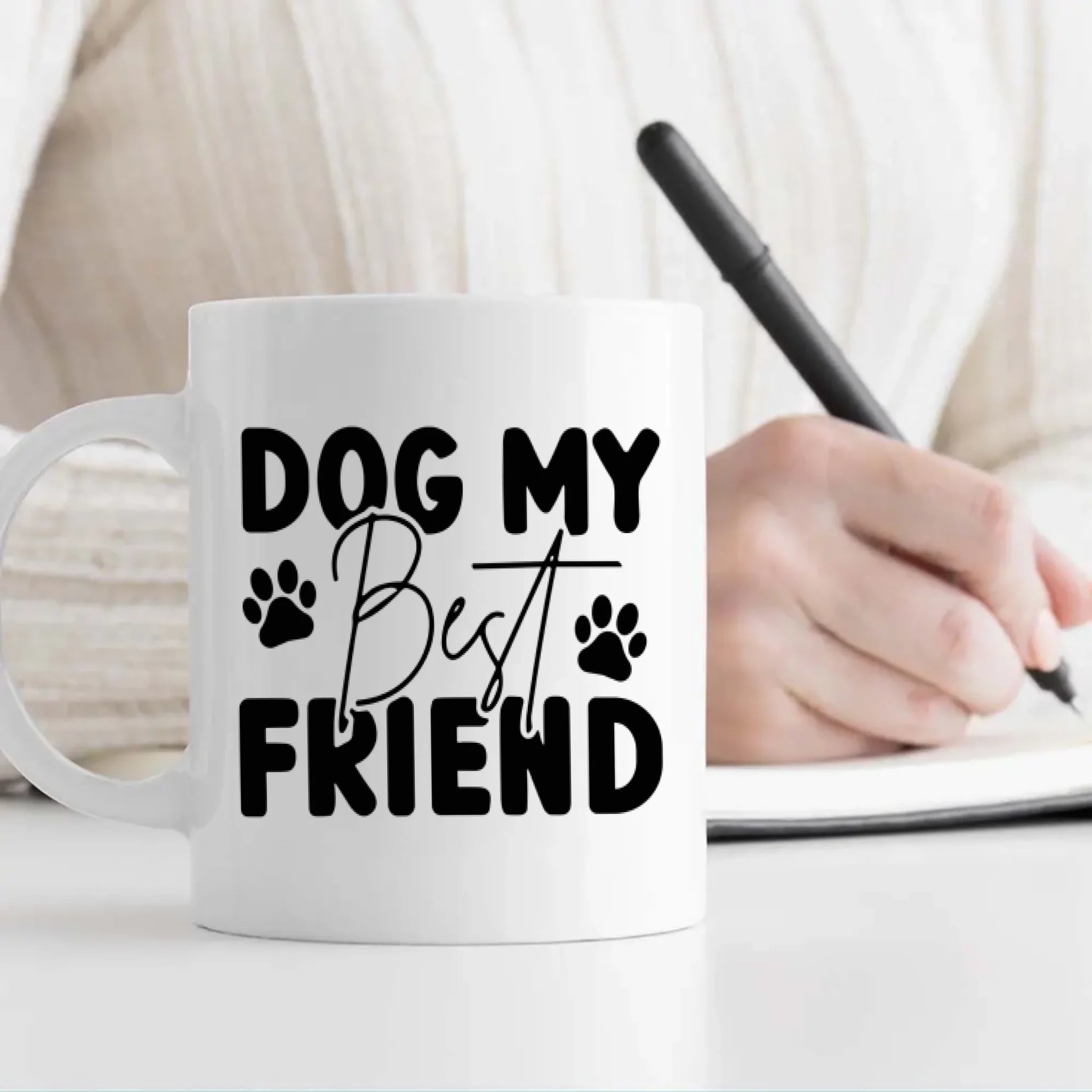 Dog My Best Friend Mug – Personalized Dog Lover Gift – 89Prints