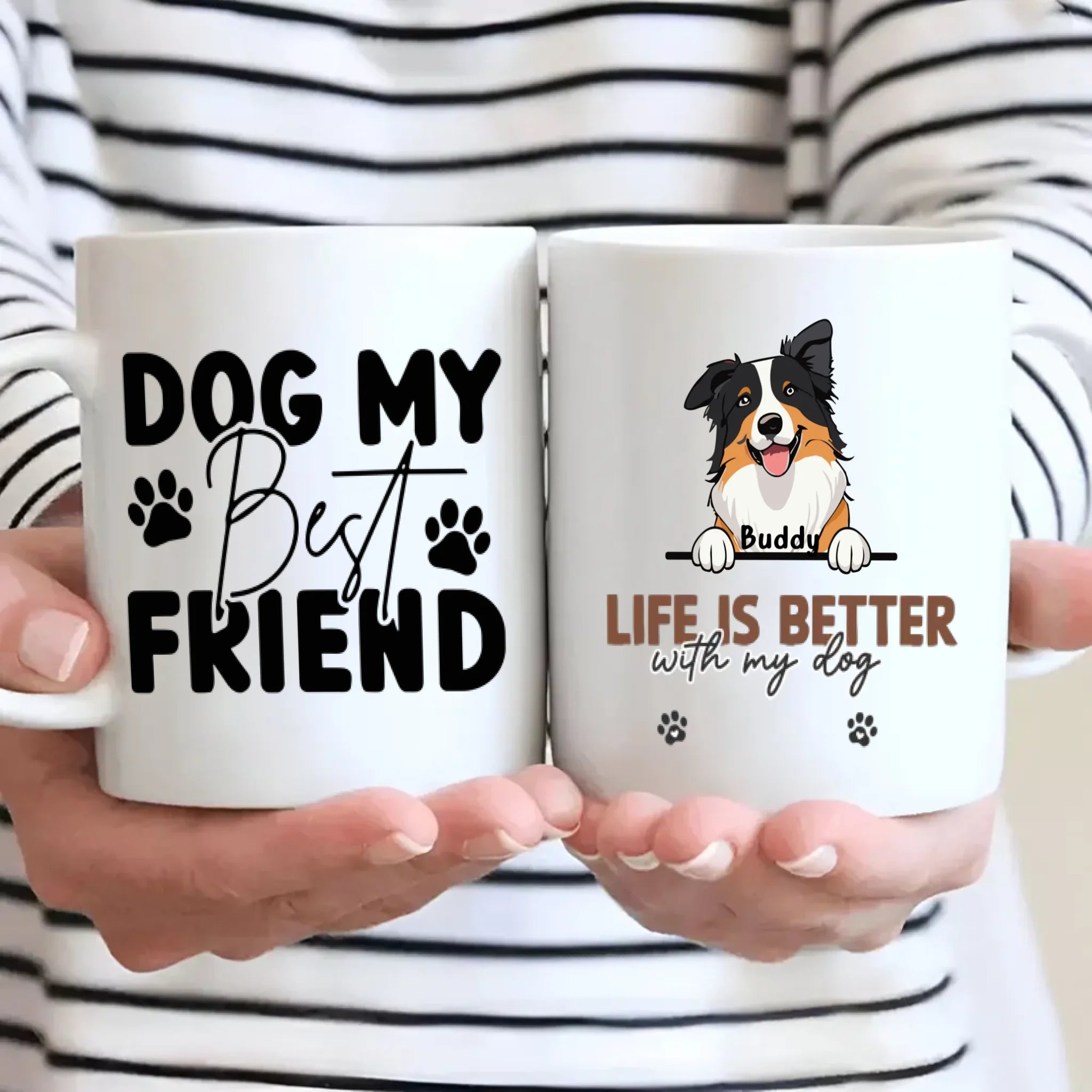 Dog My Best Friend Mug – Personalized Dog Lover Gift – 89Prints