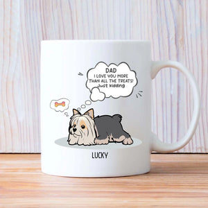 Crazy Dog Lazy Personalized Mug – Warm Custom Coffee Cup – 89Prints