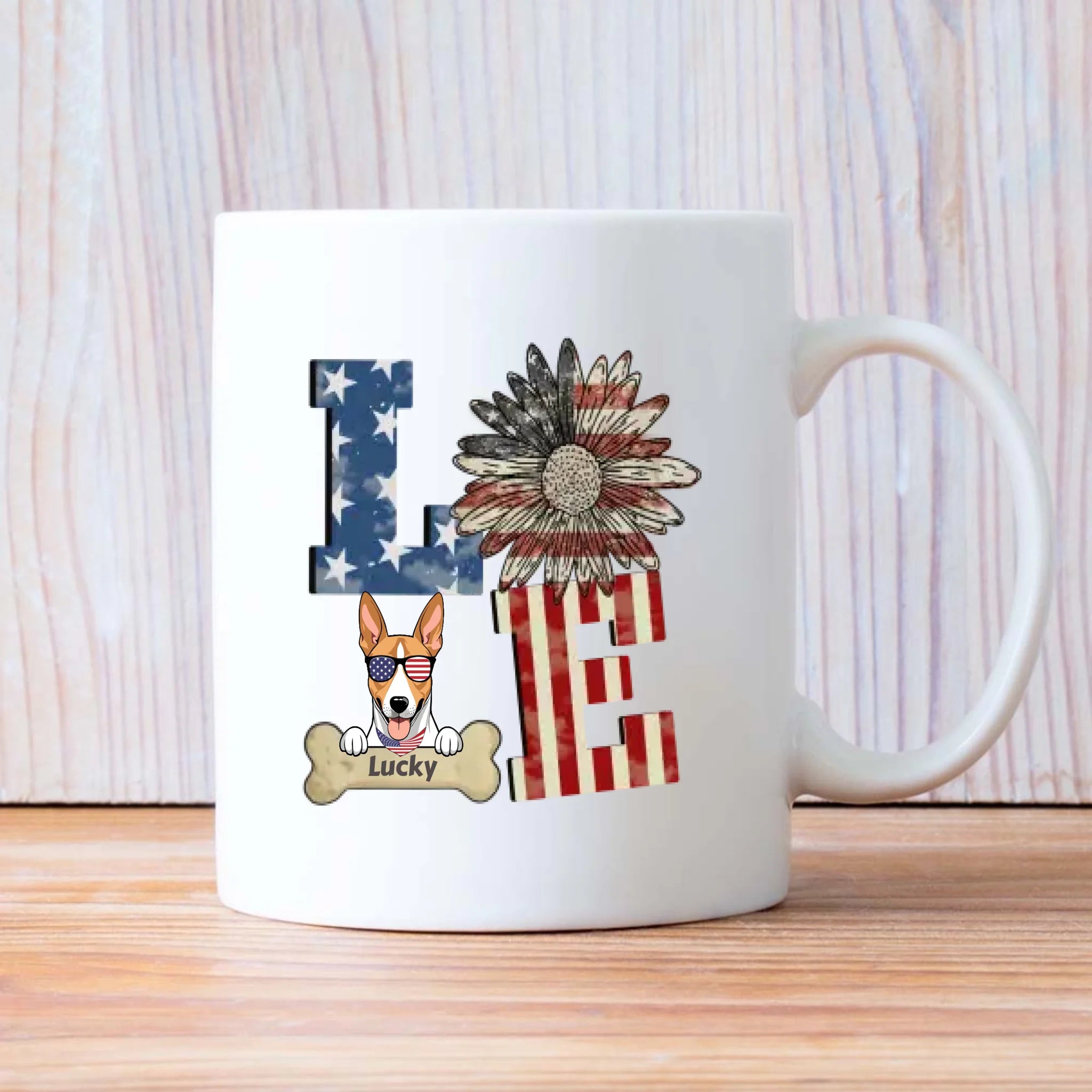 Dog Mama – Patriotic American Flag Gift for Proud Pet Moms – 89Prints