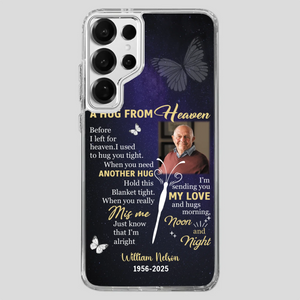 Heavenly Hug Grandpa Case – Personalized Memorial Gift Under the Night Sky - 89Prints
