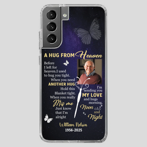 Heavenly Hug Grandpa Case – Personalized Memorial Gift Under the Night Sky - 89Prints