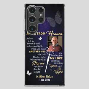 Heavenly Hug Grandpa Case – Personalized Memorial Gift Under the Night Sky - 89Prints