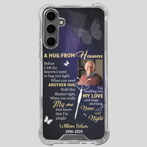 Heavenly Hug Grandpa Case – Personalized Memorial Gift Under the Night Sky - 89Prints