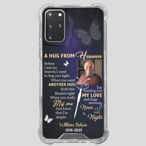 Heavenly Hug Grandpa Case – Personalized Memorial Gift Under the Night Sky - 89Prints
