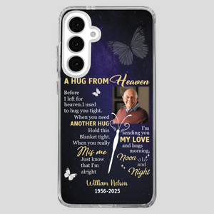 Heavenly Hug Grandpa Case – Personalized Memorial Gift Under the Night Sky - 89Prints