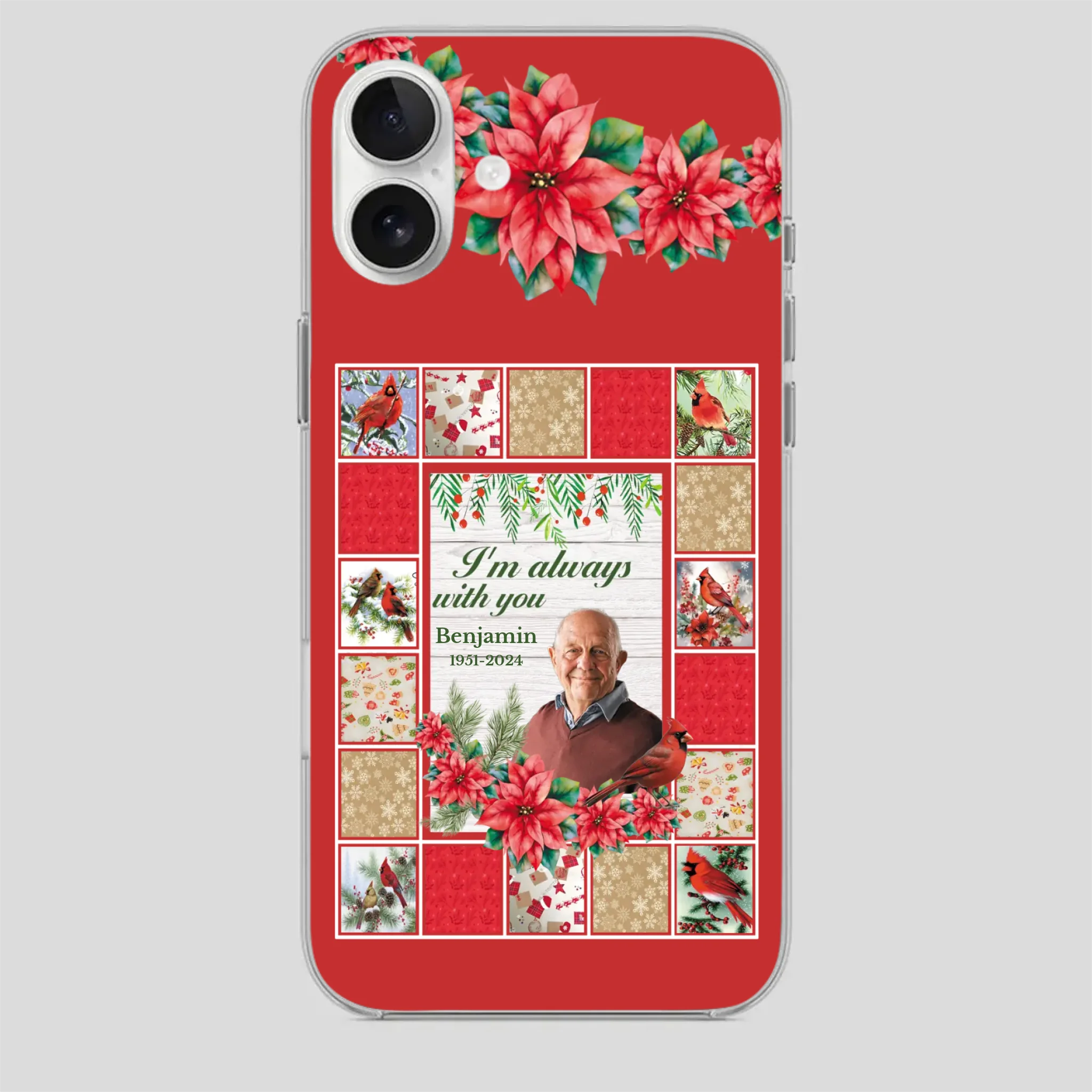 Custom Grandpa “I’m Always With You” Memorial Phone Case - 89Prints