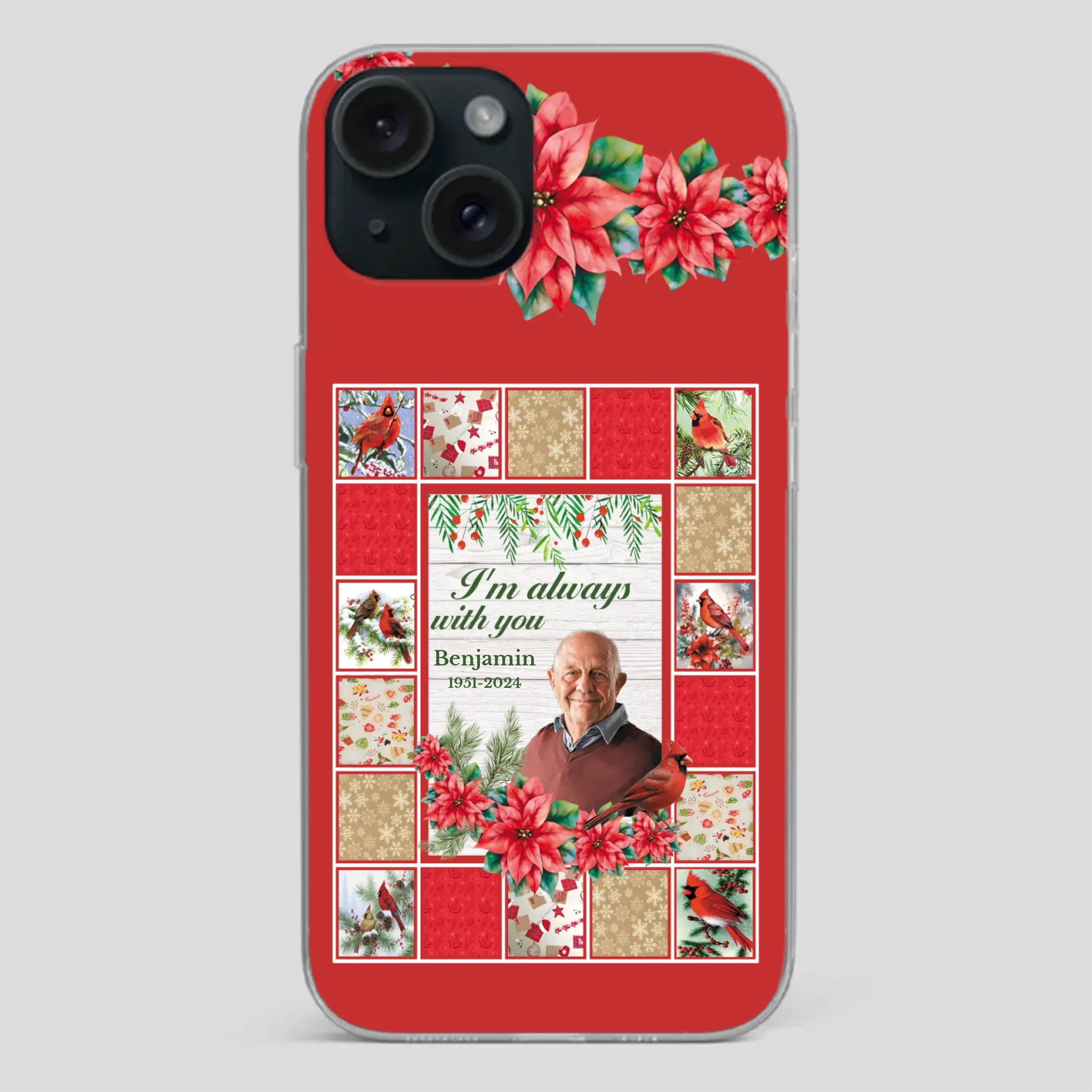 Custom Grandpa “I’m Always With You” Memorial Phone Case - 89Prints