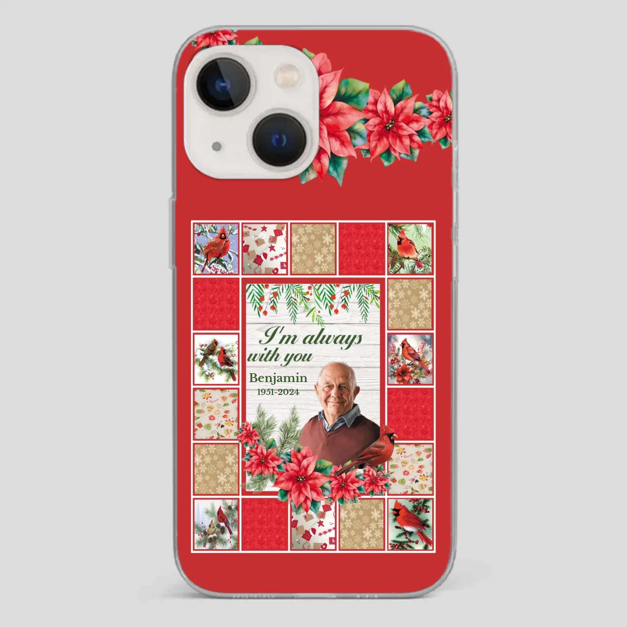 Custom Grandpa “I’m Always With You” Memorial Phone Case - 89Prints