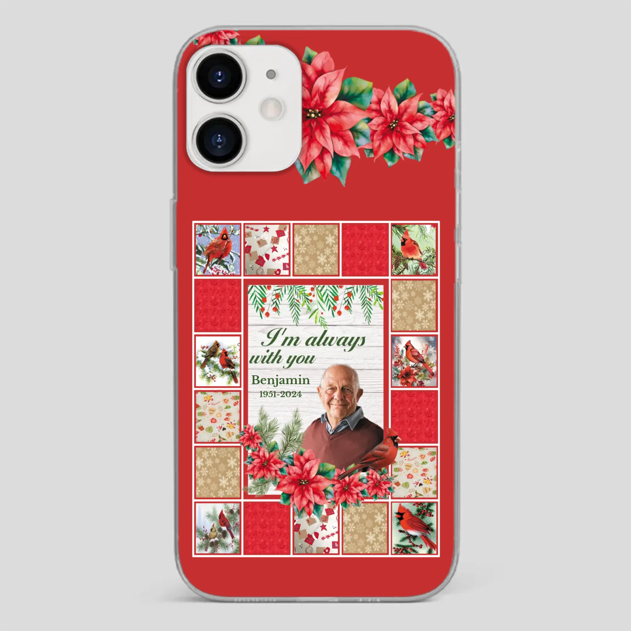 Custom Grandpa “I’m Always With You” Memorial Phone Case - 89Prints