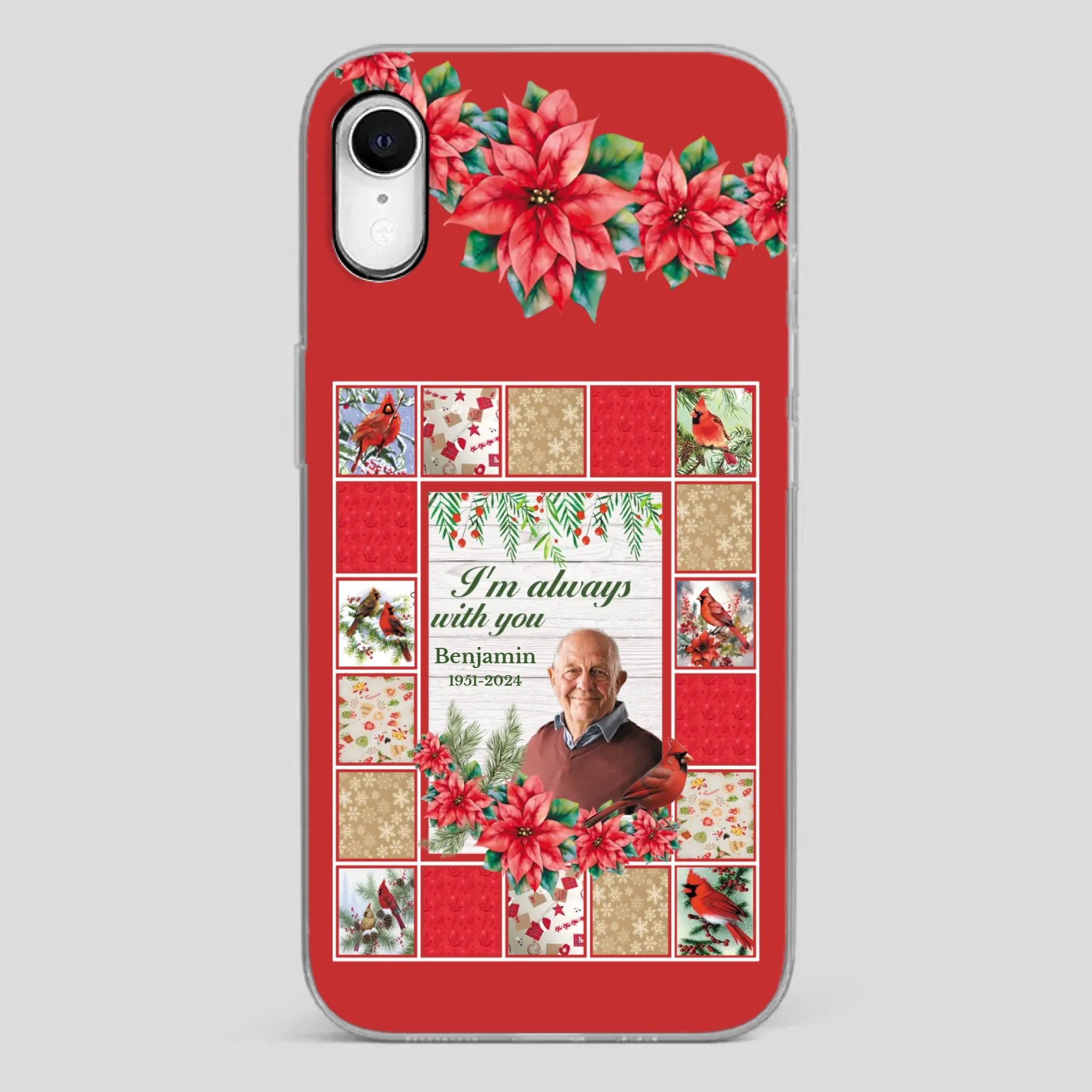 Custom Grandpa “I’m Always With You” Memorial Phone Case - 89Prints