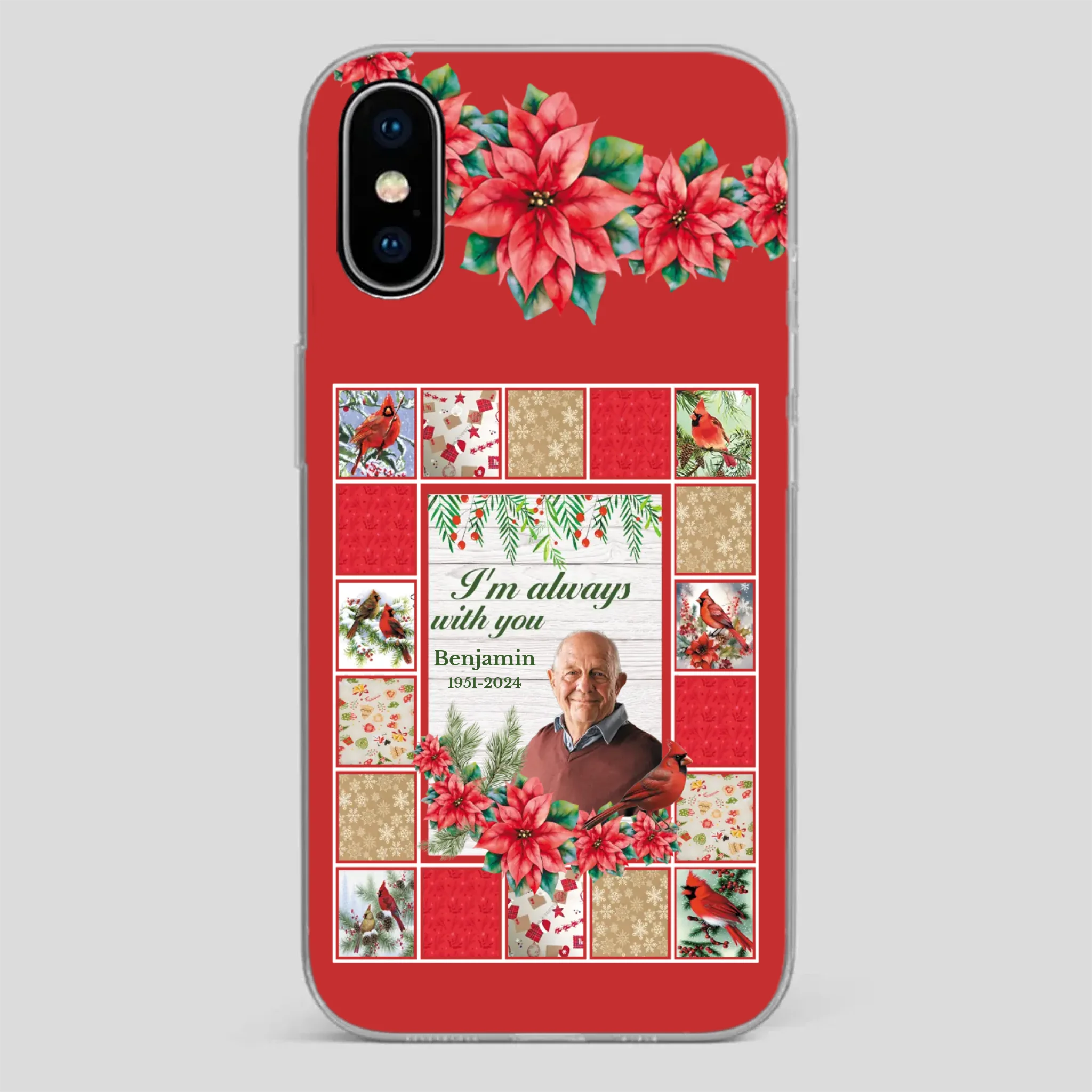 Custom Grandpa “I’m Always With You” Memorial Phone Case - 89Prints