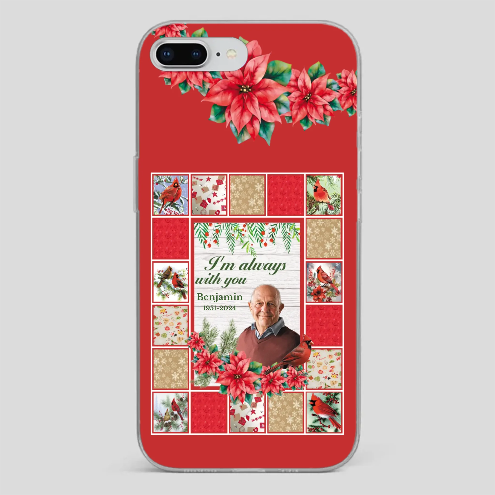 Custom Grandpa “I’m Always With You” Memorial Phone Case - 89Prints