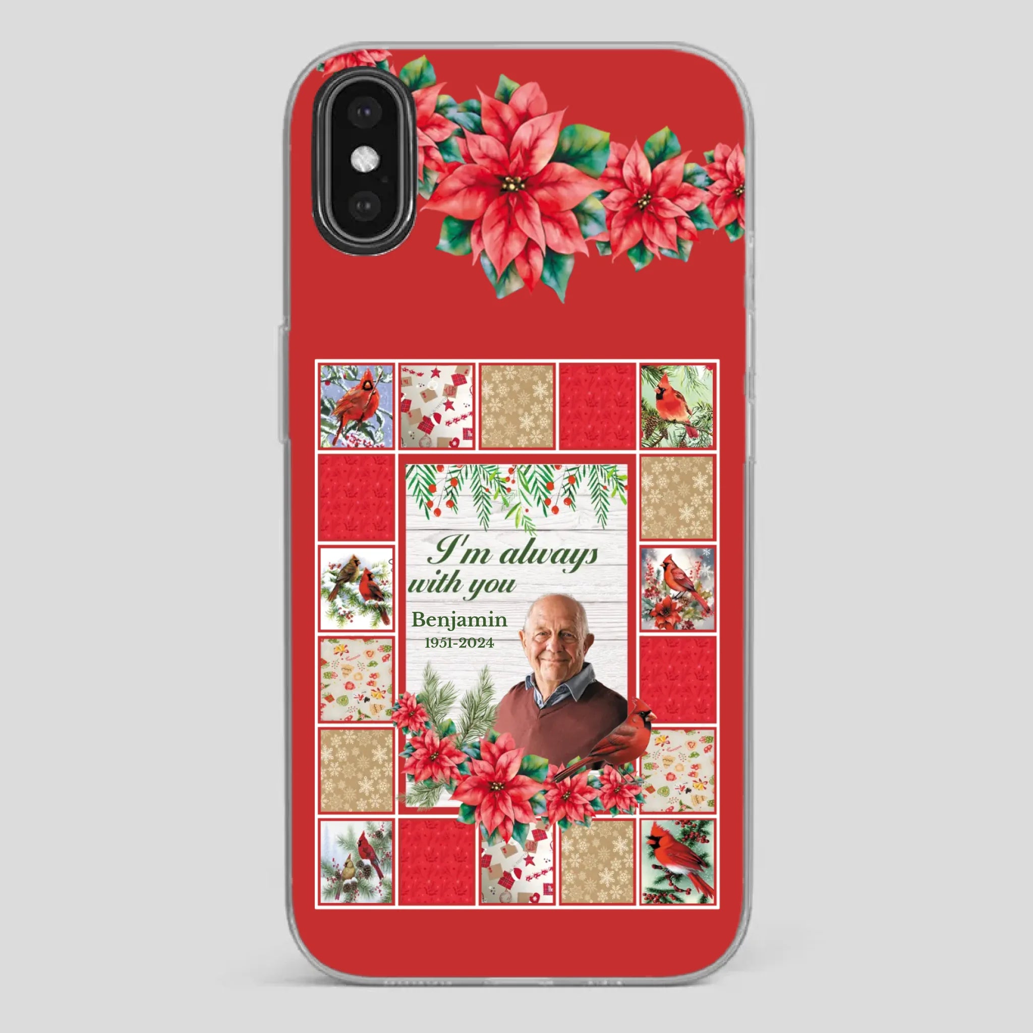 Custom Grandpa “I’m Always With You” Memorial Phone Case - 89Prints