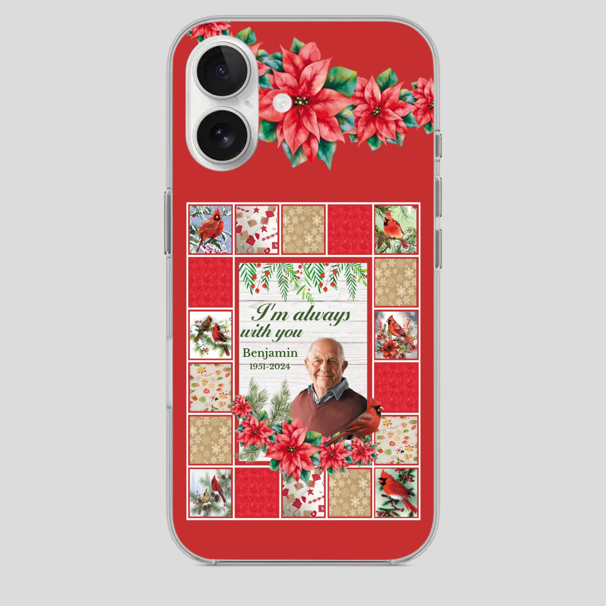 Custom Grandpa “I’m Always With You” Memorial Phone Case - 89Prints