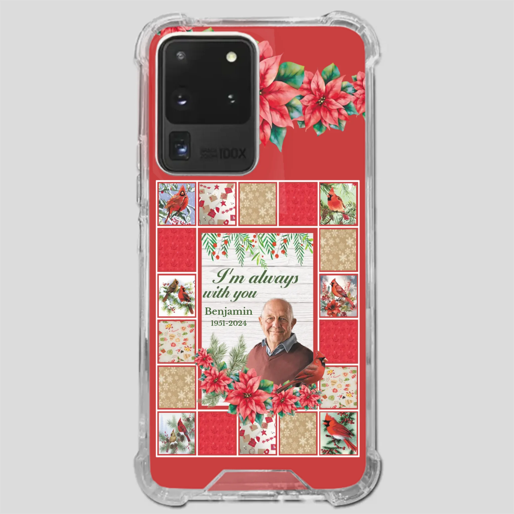 Custom Grandpa “I’m Always With You” Memorial Phone Case - 89Prints