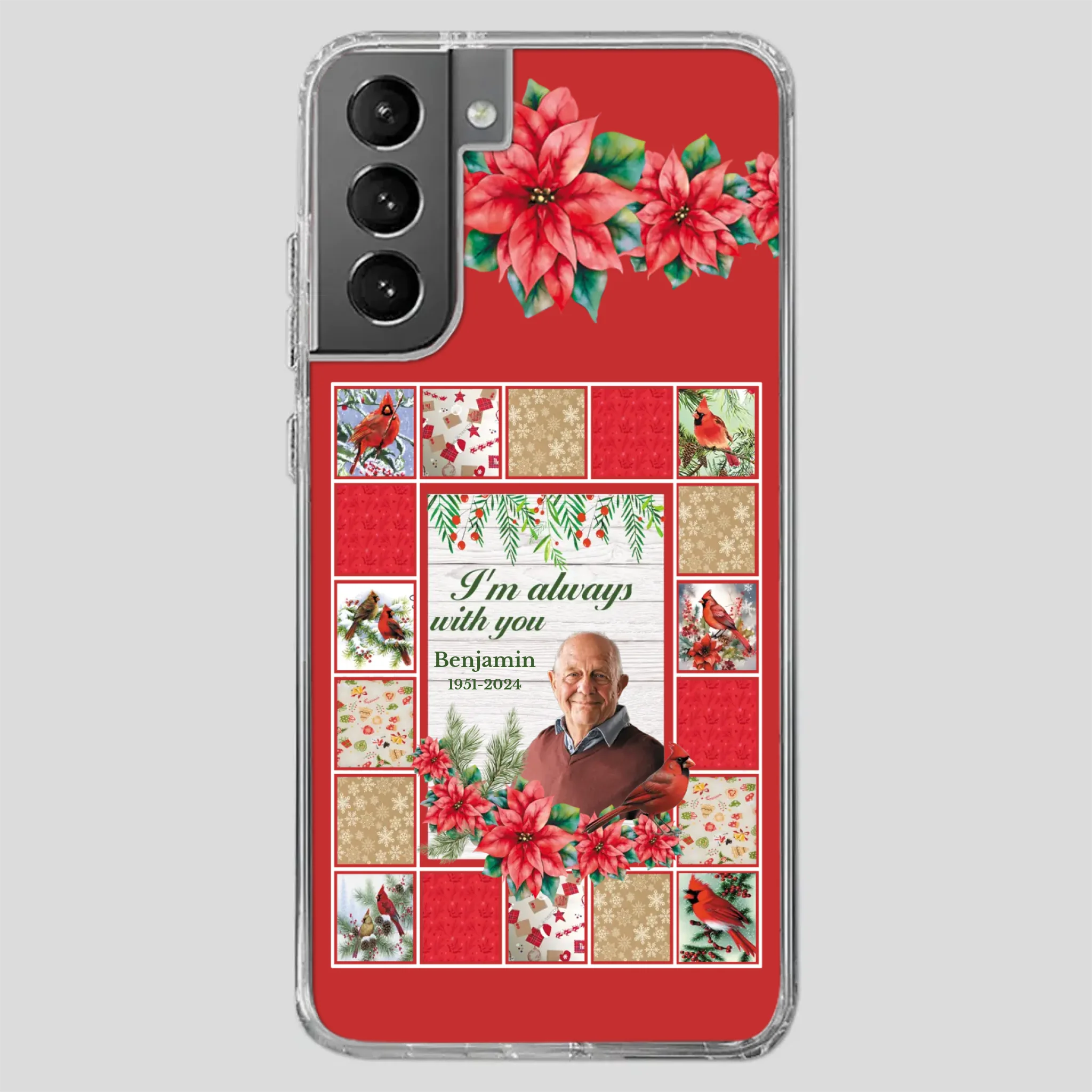 Custom Grandpa “I’m Always With You” Memorial Phone Case - 89Prints