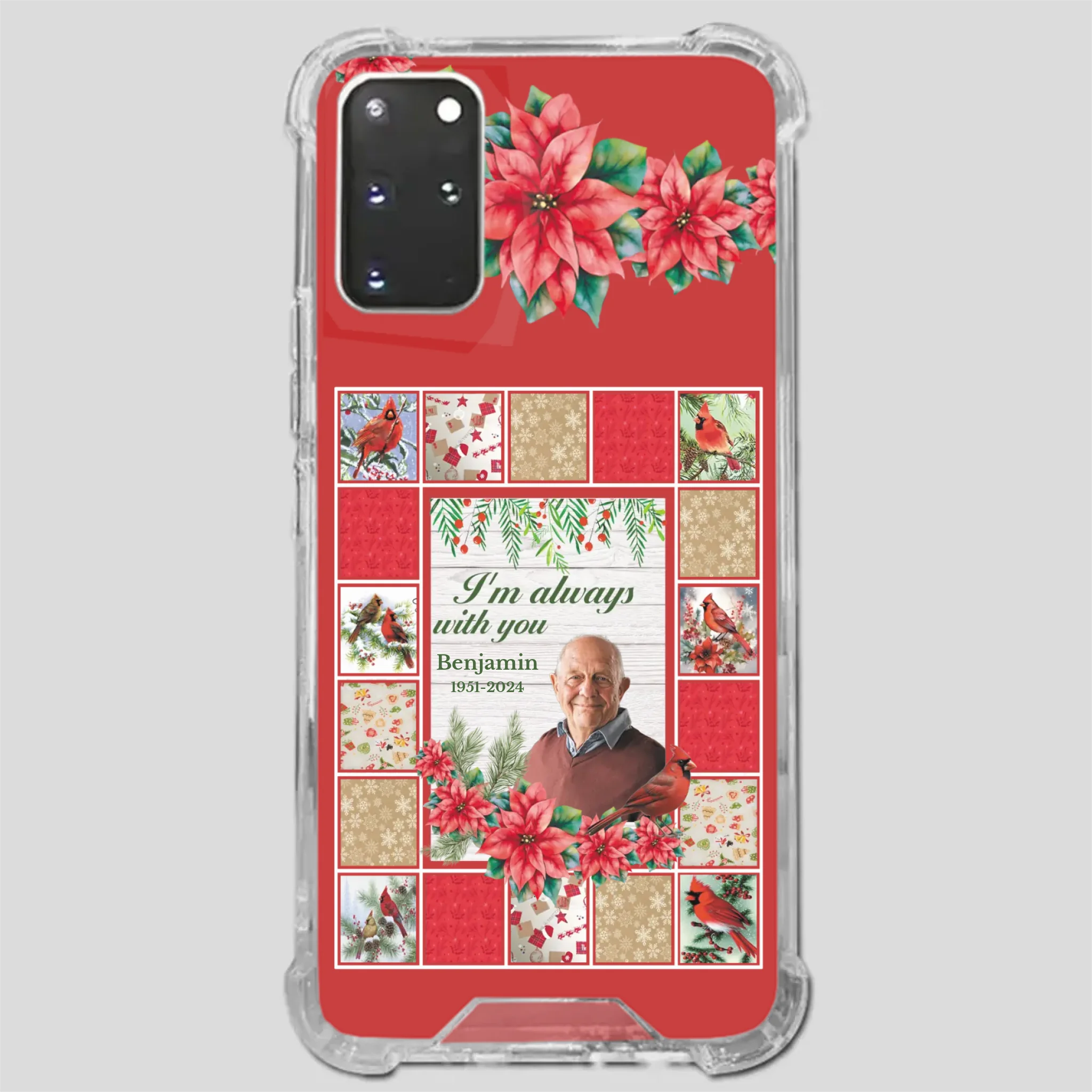 Custom Grandpa “I’m Always With You” Memorial Phone Case - 89Prints