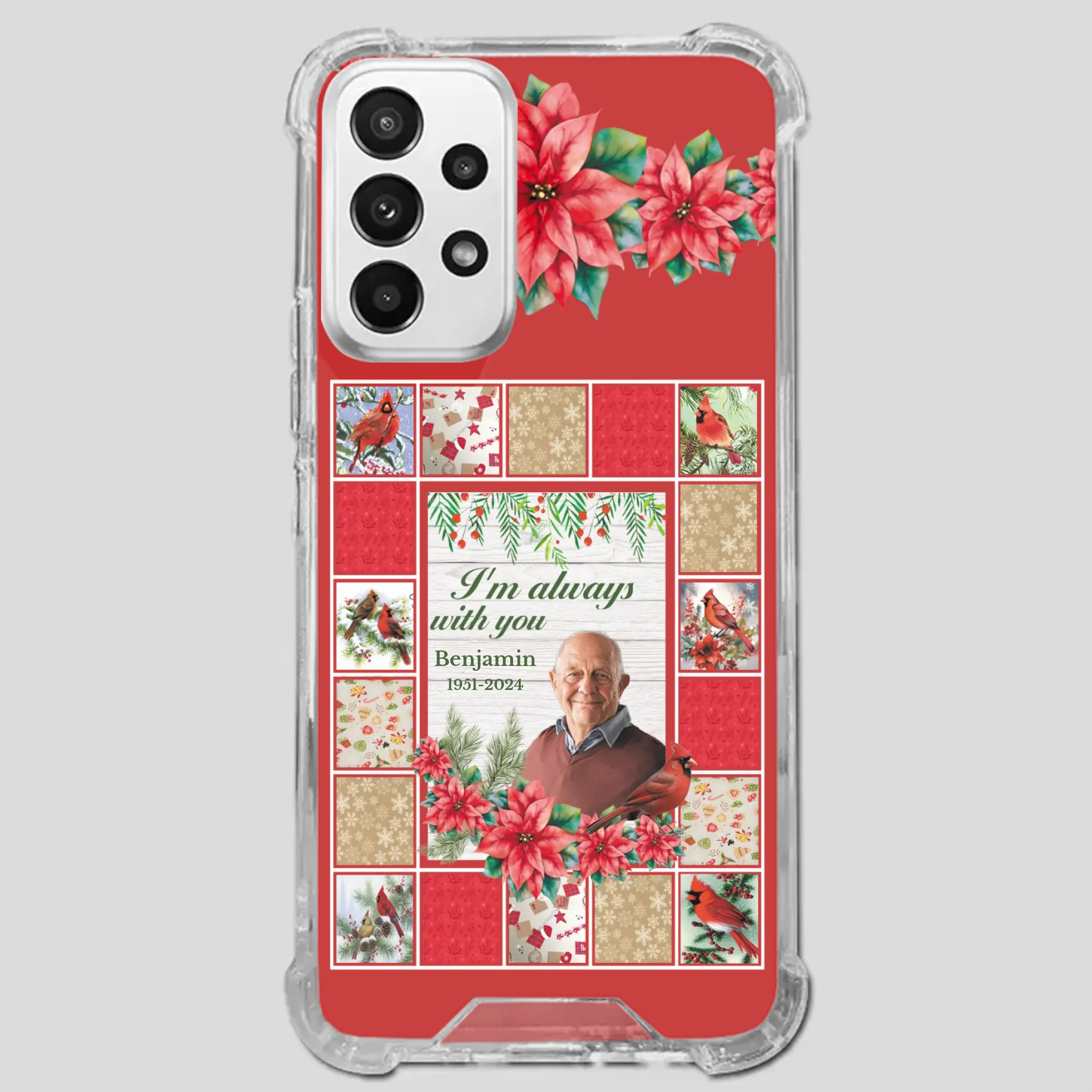 Custom Grandpa “I’m Always With You” Memorial Phone Case - 89Prints