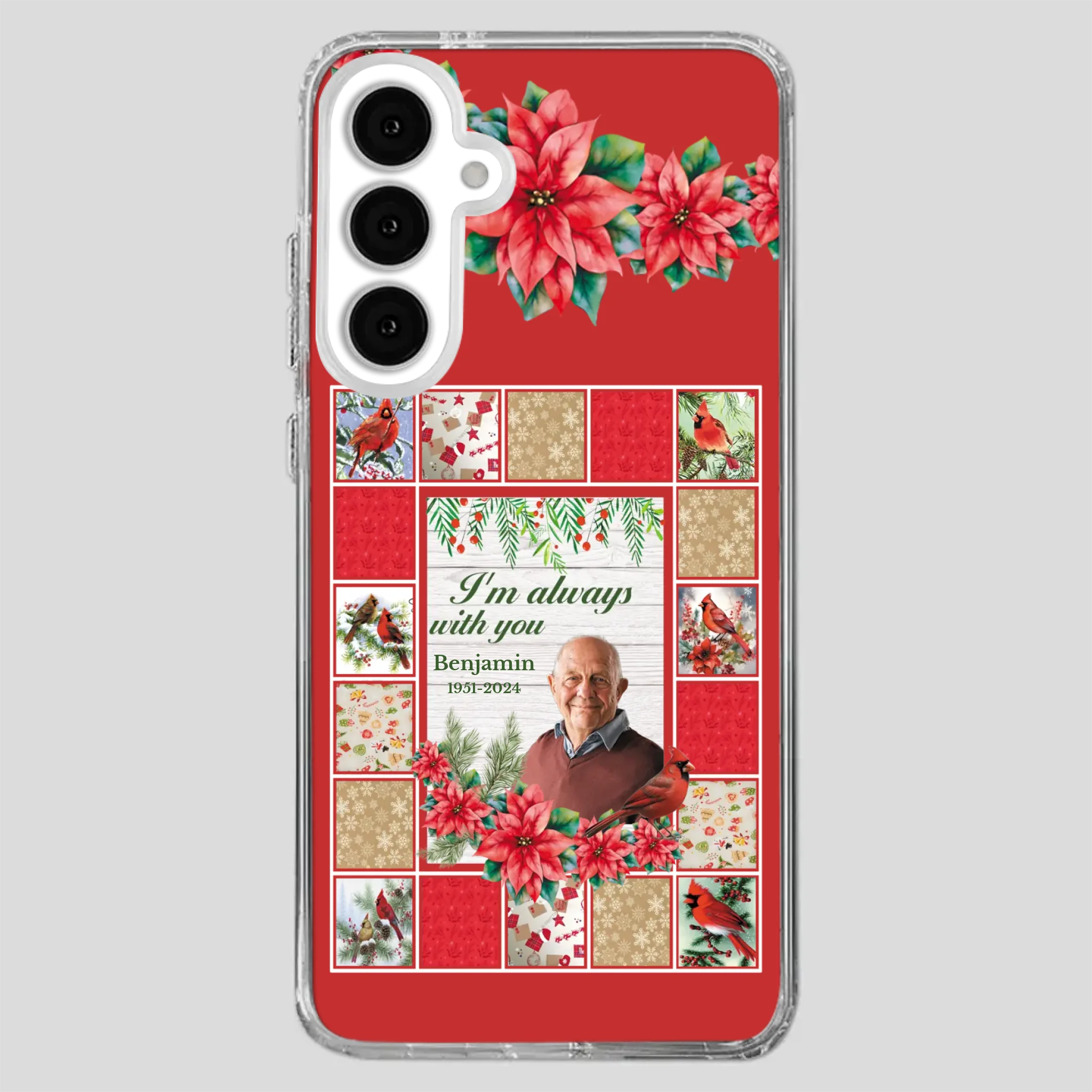 Custom Grandpa “I’m Always With You” Memorial Phone Case - 89Prints