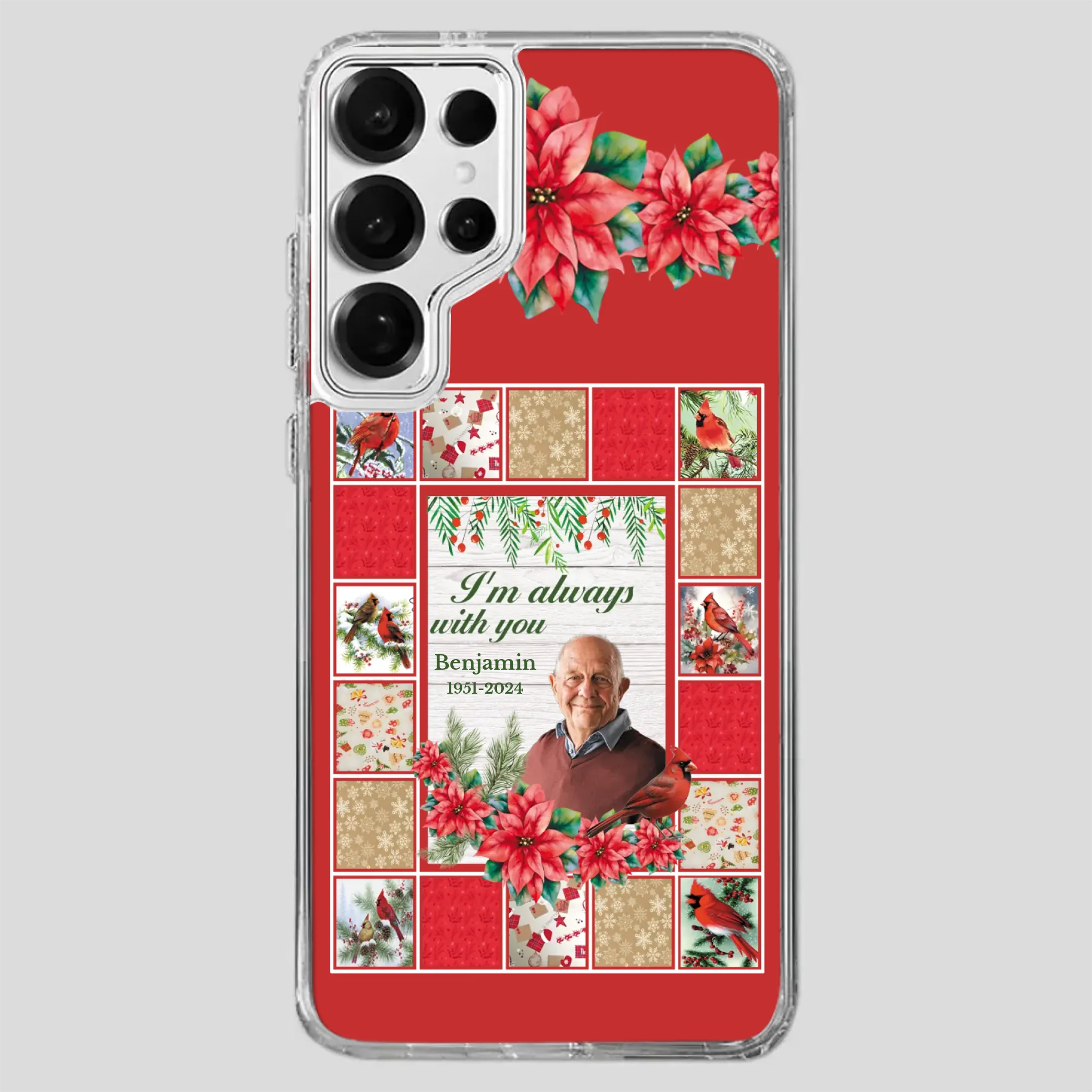 Custom Grandpa “I’m Always With You” Memorial Phone Case - 89Prints