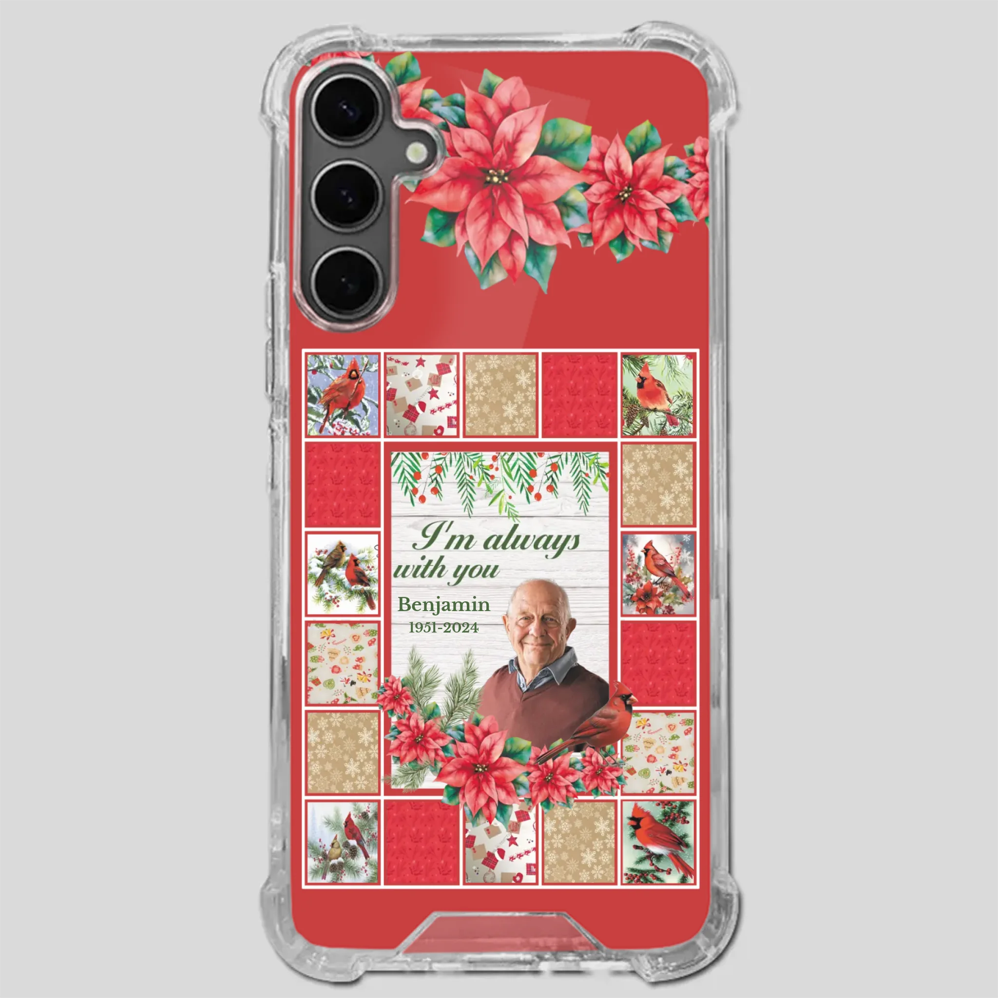 Custom Grandpa “I’m Always With You” Memorial Phone Case - 89Prints